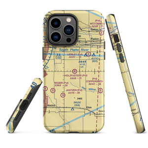 Holzfaster's Airport (4NE9) VFR Sectional  Tough iPhone Case