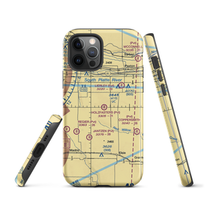 Holzfaster's Airport (4NE9) VFR Sectional  Tough iPhone Case