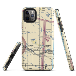 Holzman Airstrip (NA89) VFR Sectional  Tough iPhone Case