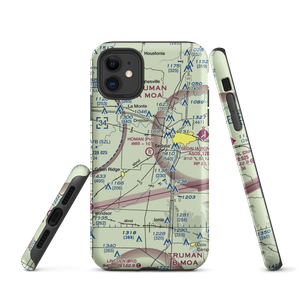 Homan Field (MO08) VFR Sectional  Tough iPhone Case