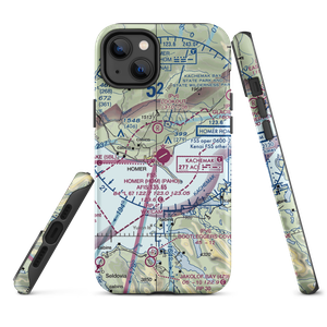 Homer Airport (HOM) VFR Sectional  Tough iPhone Case