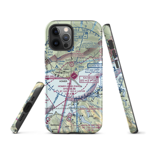 Homer Airport (HOM) VFR Sectional  Tough iPhone Case