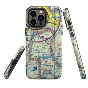 Honeoye Falls Airport (D70) VFR Sectional  Tough iPhone Case