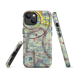 Honeoye Falls Airport (D70) VFR Sectional  Tough iPhone Case