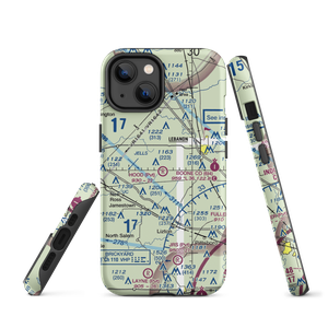 Hood Field (IN25) VFR Sectional  Tough iPhone Case