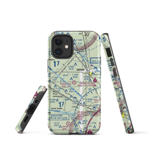 Hood Field (IN25) VFR Sectional  Tough iPhone Case