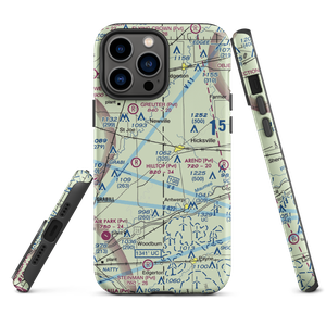 Hook Field (IN18) VFR Sectional  Tough iPhone Case