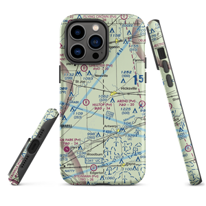 Hook Field (IN18) VFR Sectional  Tough iPhone Case