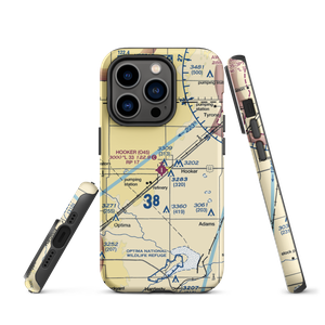 Hooker Municipal Airport (O45) VFR Sectional  Tough iPhone Case