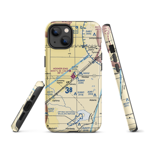 Hooker Municipal Airport (O45) VFR Sectional  Tough iPhone Case