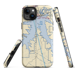 Hoolie Airport (10MT) VFR Sectional  Tough iPhone Case