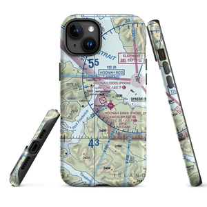 Hoonah Seaplane Base (OOH) VFR Sectional  Tough iPhone Case