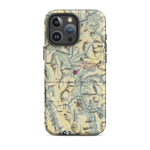 Hoopa Airport (O21) VFR Sectional  Tough iPhone Case