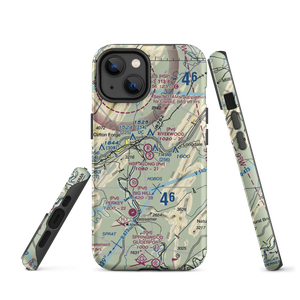 Hop-Along Airport (12VA) VFR Sectional  Tough iPhone Case