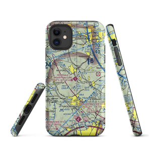 Hopedale Industrial Park Airport (1B6) VFR Sectional  Tough iPhone Case