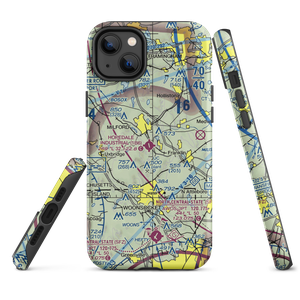 Hopedale Industrial Park Airport (1B6) VFR Sectional  Tough iPhone Case