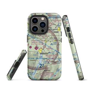 Hopewell Airpark (D43) VFR Sectional  Tough iPhone Case