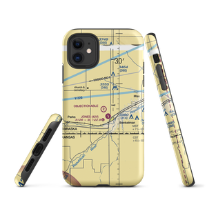 Hoppy's Airport (6NE8) VFR Sectional  Tough iPhone Case