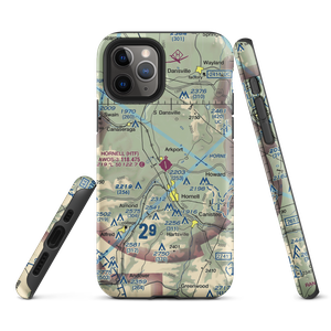 Hornell Municipal Airport (HTF) VFR Sectional  Tough iPhone Case