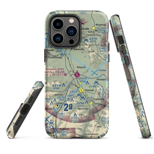 Hornell Municipal Airport (HTF) VFR Sectional  Tough iPhone Case