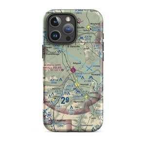 Hornell Municipal Airport (HTF) VFR Sectional  Tough iPhone Case