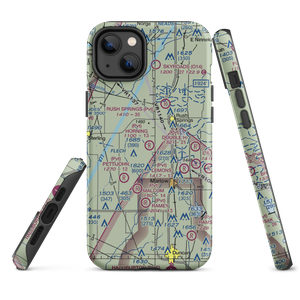 Horning Farms Airstrip (92OK) VFR Sectional  Tough iPhone Case