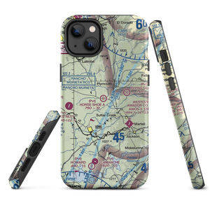 Horse Shoe A Ranch Airport (CA71) VFR Sectional  Tough iPhone Case