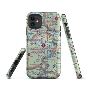 Horseshoe Bay Resort Airpark (DZB) VFR Sectional  Tough iPhone Case