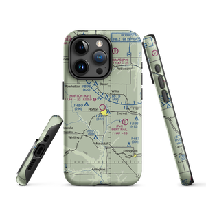 Horton Municipal Airport (K91) VFR Sectional  Tough iPhone Case