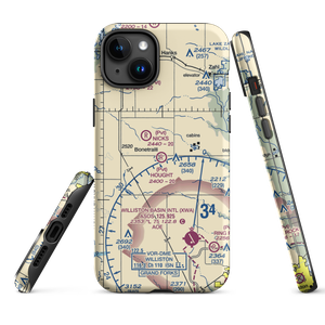 Hought Airstrip (NA18) VFR Sectional  Tough iPhone Case