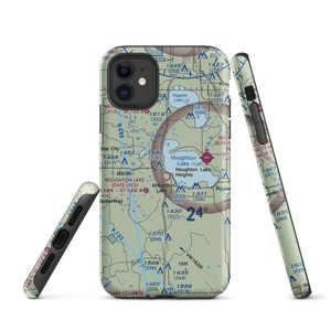 Houghton Lake State Airport (5Y2) VFR Sectional  Tough iPhone Case