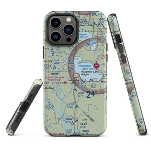 Houghton Lake State Airport (5Y2) VFR Sectional  Tough iPhone Case