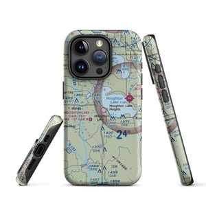 Houghton Lake State Airport (5Y2) VFR Sectional  Tough iPhone Case