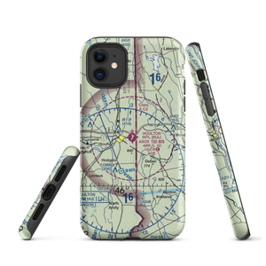 Houlton International Airport (HUL) VFR Sectional  Tough iPhone Case
