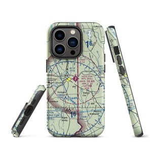 Houlton International Airport (HUL) VFR Sectional  Tough iPhone Case