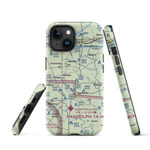 Hound Run Airport (40X) VFR Sectional  Tough iPhone Case