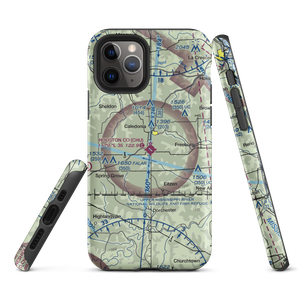 Houston County Airport (CHU) VFR Sectional  Tough iPhone Case