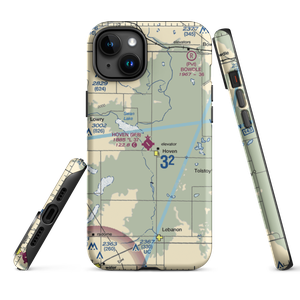 Hoven Municipal Airport (9F8) VFR Sectional  Tough iPhone Case