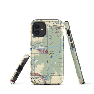 Hoven Municipal Airport (9F8) VFR Sectional  Tough iPhone Case