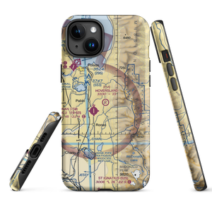 Hoversland Airport (MT19) VFR Sectional  Tough iPhone Case