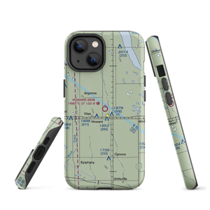 Howard Municipal Airport (8D9) VFR Sectional  Tough iPhone Case