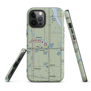 Howard Municipal Airport (8D9) VFR Sectional  Tough iPhone Case