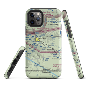 Howell Valley Airport (88MO) VFR Sectional  Tough iPhone Case