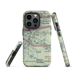 Howell Valley Airport (88MO) VFR Sectional  Tough iPhone Case