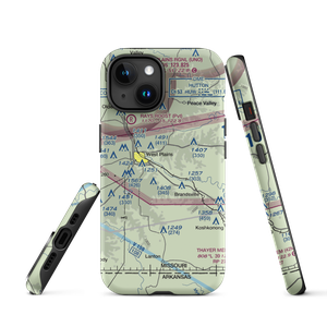 Howell Valley Airport (88MO) VFR Sectional  Tough iPhone Case