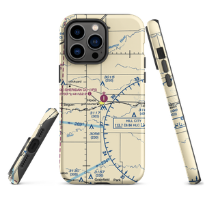 Hoxie-Sheridan County Airport (1F5) VFR Sectional  Tough iPhone Case