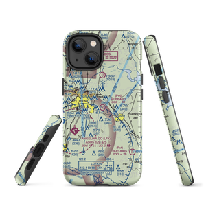 Hubbard Airport (25TX) VFR Sectional  Tough iPhone Case