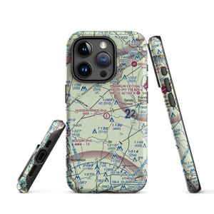 Hudson River Landing Airport (33GA) VFR Sectional  Tough iPhone Case