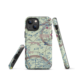 Hudson River Landing Airport (33GA) VFR Sectional  Tough iPhone Case