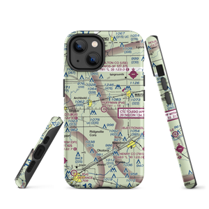 Huffman Farm Airport (4OH8) VFR Sectional  Tough iPhone Case